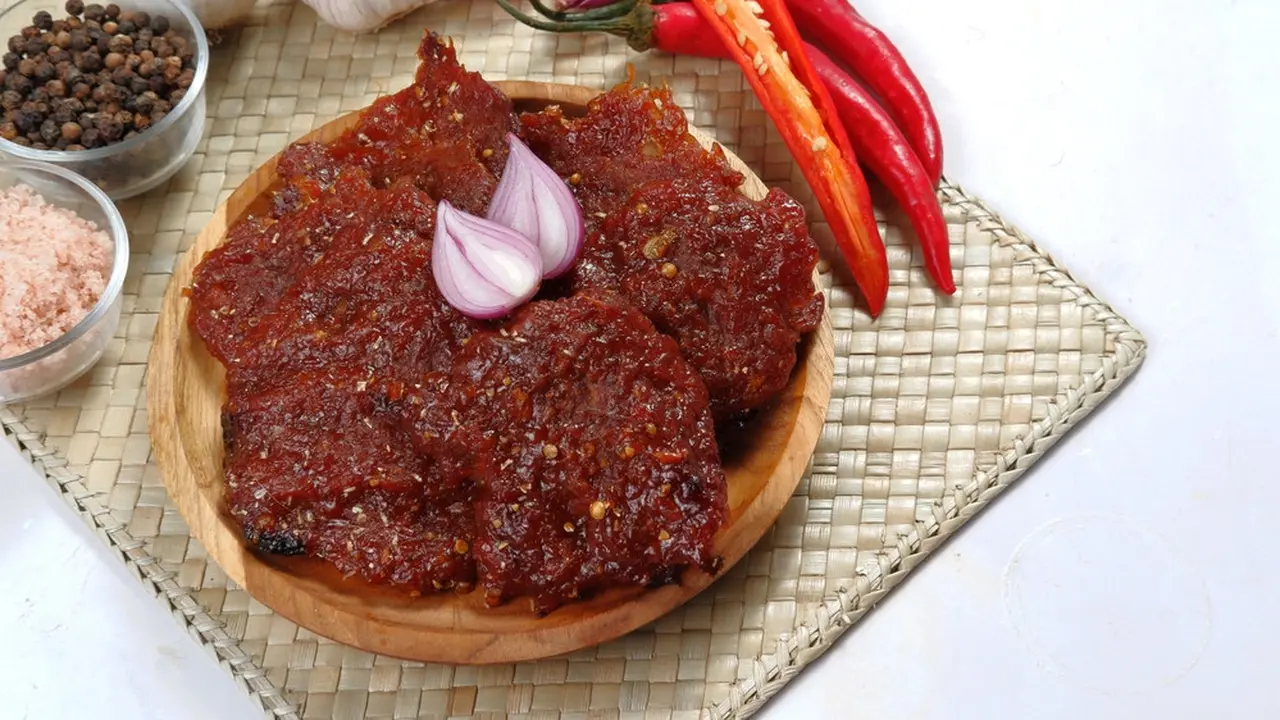 dendeng saging sapi manis
