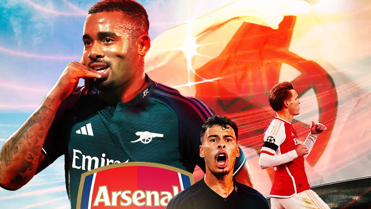 Arsenal - Gabriel Martinelli, Gabriel Jesus, dan Martin Odegaard