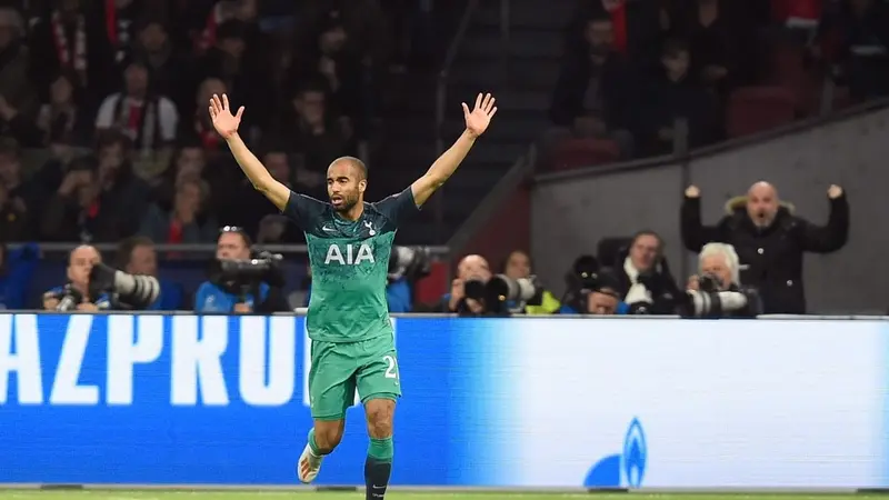 Lucas Moura, Ajax Amsterdam Vs Tottenham Hotspur