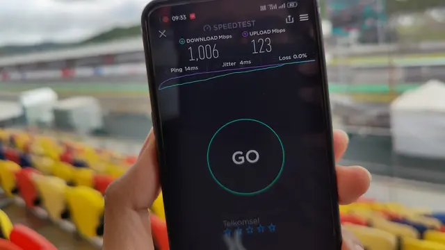 Hasil pengujian Oppo Reno7 Z 5G di Sirkuit Mandalika, tempat ajang MotoGP 2022 (Dok. Oppo Indonesia)