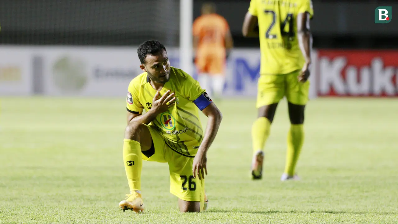 FOTO: 3 Pemain Pencetak Gol Tendangan Bebas Indah pada Matchday 1 Piala Menpora 2021 - Rizky Pora
