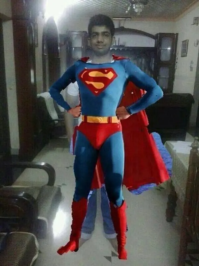 6 Editan Foto Gagal Orang India Ingin Jadi Superhero Ini Kocak