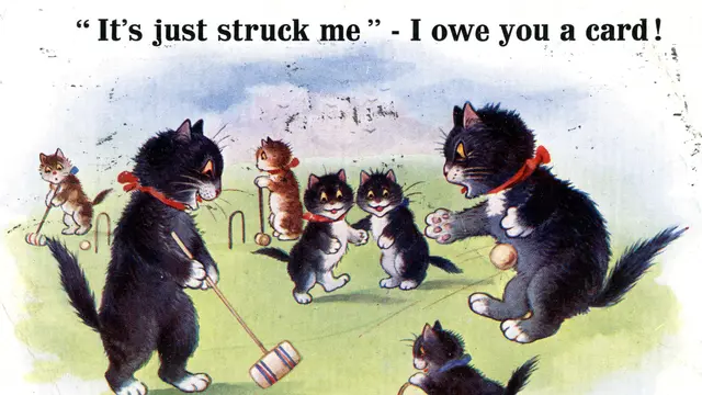 cat postcard