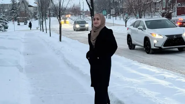 Potret Cindy Fatikasari Nikmati Salju Pertama di Kanada, Suhu -15 Derajat Celcius