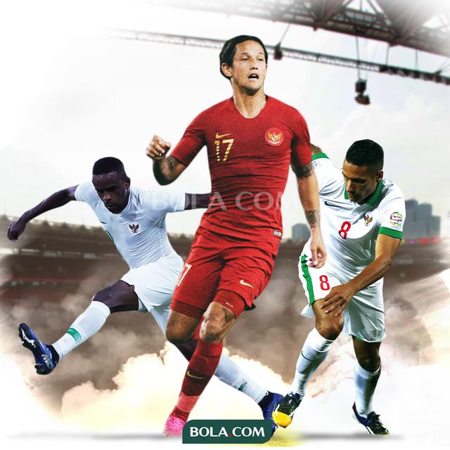 Ilustrasi - Greg Nwokolo, Irfan Bachdim, Raphael Maitimo