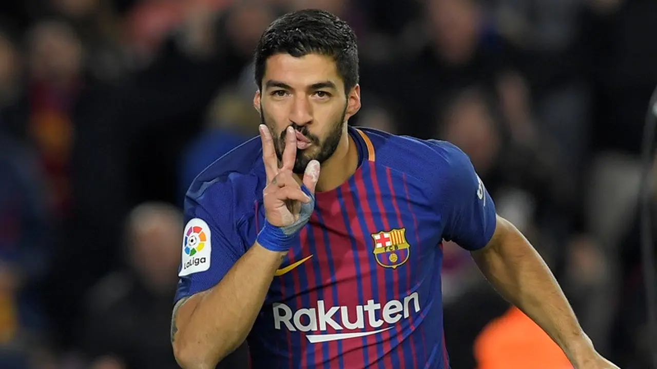 Penyerang Barcelona, Luis Suarez.