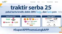 Dafrar Promo HUT Bank Mandiri 2 Oktober 2023, Makanan dan Minuman Serba 25. Tangkapan layar laman resmi Bank Mandiri.