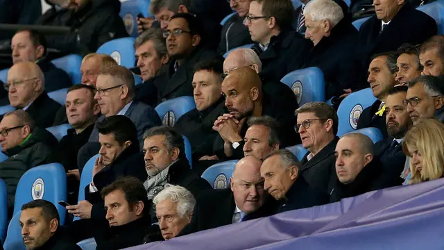 Pep Guardiola Diusir ke Kursi Penonton