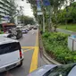 Lalu lintas jalanan di kota Singapura. Dok: Tommy Kurnia/Liputan6.com