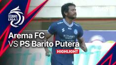 Berita video highlights pertandingan BRI Liga 1 2022/2023, pertandingan antara Arema FC melawan Barito Putera Sabtu (18/2/2023) sore hari WIB.