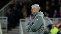 Arsene Wenger puas Arsenal meraih kemenangan di kandang Middlesbrough. (AFP/Lindsey Parnaby)