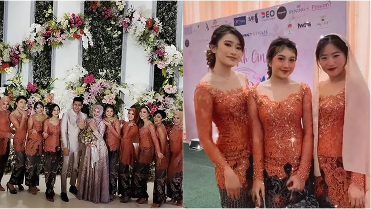 7 Potret Penampilan Bridesmaid di Lamaran Ria Ricis dan Teuku Ryan, Memesona