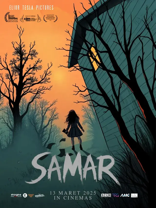 Poster film Samar. (Foto: Dok. Instagram @elior_tesla)
