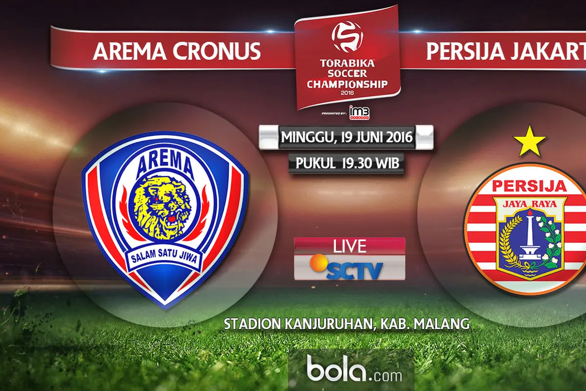 Arema Cronus Vs Persija Jakarta (bola.com/Adreanus Titus)