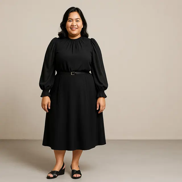 Model Lengan Bishop yang Cocok untuk Orang Gemuk/Ilustrasi gambar oleh AI