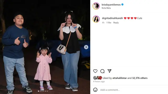 Anak-anak dan Cucu Krisdayanti