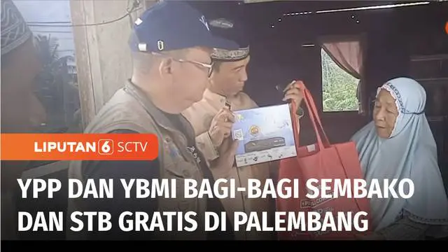 YPP SCTV-Indosiar bersama Yayasan Bahtera Maju Indonesia membagikan ratusan sembako untuk masyarakat di Palembang, Sumatera Selatan. Selain sembako warga juga mendapat set top box gratis.