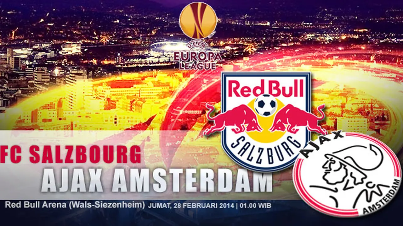 Liga Eropa: FC Salzbourg vs Ajax Amsterdam