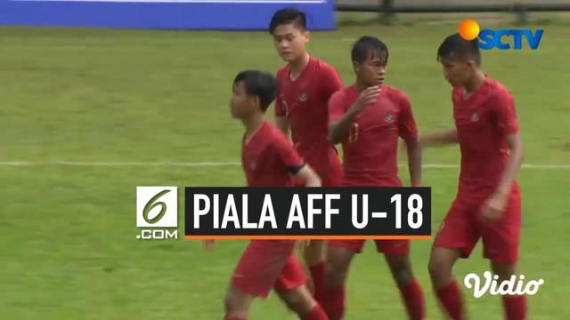 Timnas Indonesia U-18 sukses meraih kemenangan besar dalam laga pertama Grup A Piala AFF U-18 2019, Selasa (6/8/2019). Menghadapi Filipina di Di An Football Field, Ho Chi Minh, Vietnam, Tim Garuda Muda menang telak 7-1.