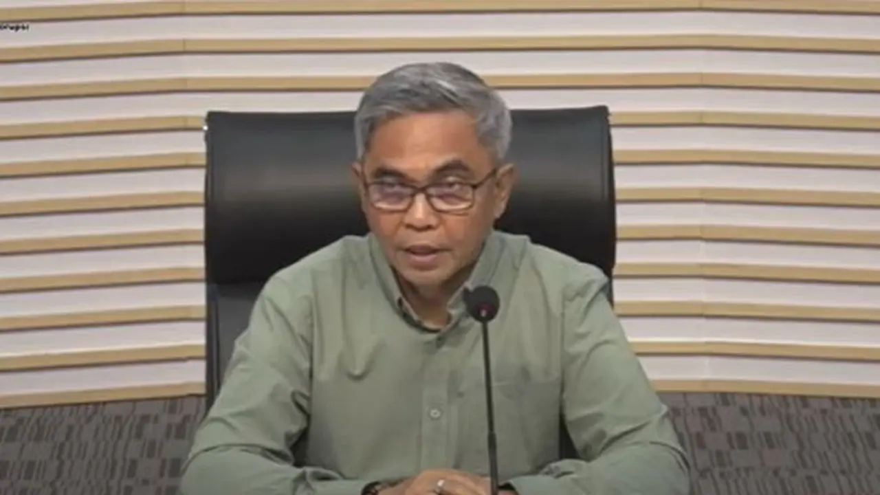 Ketua Komisi Pemberantasan Korupsi (KPK) saat konferensi pers di Gedung KPK, Minggu (16/3/2025)