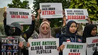 Desak Pembebasan Aktivis dan Jurnalis, Sejumlah Elemen Masyarakat Gelar Unjuk Rasa