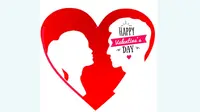 Twibbon&nbsp;Valentine Day atau Hari Valentine sambut Hari Kasih Sayang 14 Februari mendatang. (www.twibbonize.com)