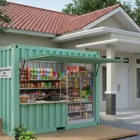 Ilustrasi Warung di Teras/Gemini AI