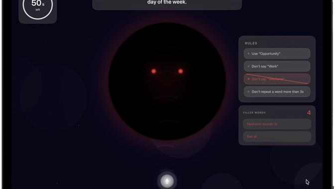 Against the Silence, game melawan rasa takut bicara buatan Francesco Emmanuel Setiawan. (Doc: Apple)