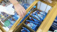 Kolaborasi dengan Lionel Messi menghasilkan produk es krim berkualitas dan inovatif serta menjadi pionir di industri es krim. (Bola.com/Bagaskara Lazuardi)