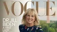 Jill Biden jadi sampul majalah Vogue edisi Agustus 2021. (dok, Instagram @voguemagazine/https://www.instagram.com/p/CQtCZKBg65g/)