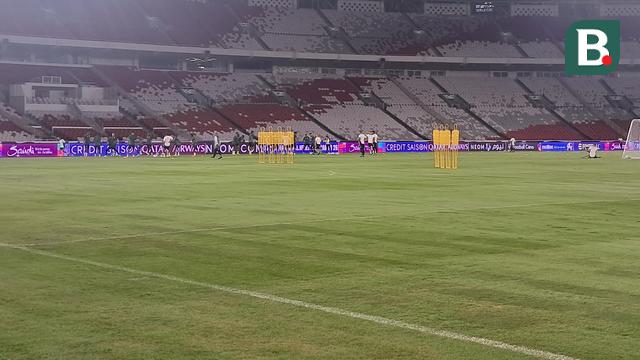 Rumput Stadion Utama Gelora Bung Karno (SUGBK), Jakarta Pusat.