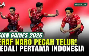 Seraf Naro Bikin Bangga! Persembahkan Medali Pertama Merah Putih di Asian Games 2026