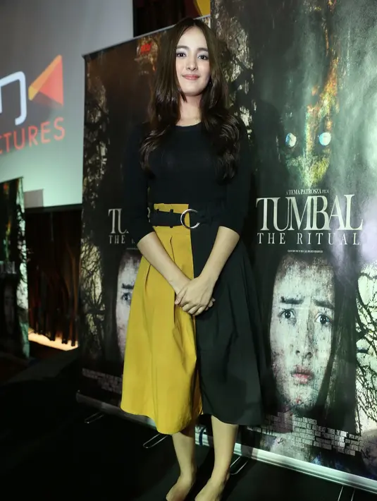 Film Tumbal The Ritual karya rumah produksi MK Pictures dengan sutradara Tema Patrosza. Film ini rencananya akan ditayangkan di seluruh bioskop Tanah Air mulai 19 Juli WIB. (Nurwahyunan/Bintang.com)