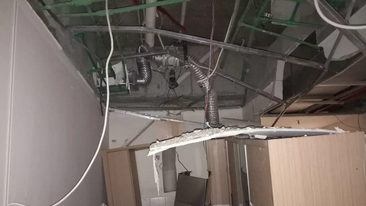 Kondisi unit apartemen tempat ledakan (Dok. Istimewa)
