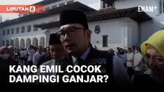 Gubernur Jawa Barat Ridwan Kamil disebut-sebut pantas mendampingi Ganjar Pranowo sebagai cawapres di pemilu 2024. Bagaimana tanggapan Kang Emil?
