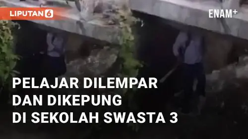 VIDEO: Detik-detik Pelajar SMK Dilempar dan Dikepung di Sekolah Swasta Yogyakarta