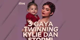 3 Inspirasi Gaya Twinning Ala Kylie Jenner dan Stormi