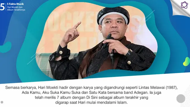 [Bintang] 5 Fakta Musik Hari Moekti dan Album Terakhirnya