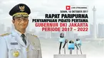 Anies Baswedan dan Sandiaga Uno resmi menjabat Gubernur dan Wakil Gubernur DKI periode 2017-2022.
