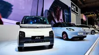Wuling Air ev hadir di gelaran GAIKINDO Indonesia International Auto Show (GIIAS) 2024 yang digelar 17-28 Juli 2024 di ICE BSD, Tangerang, Banten.