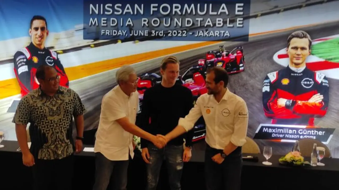 Nissan e.dams Siap Berlaga di Formula E Jakarta 2022 (Arief A/Liputan6.com)