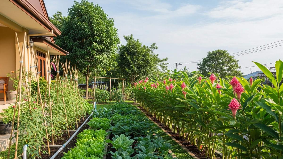 10 Ide Kebun Sayur Samping Rumah Agar Tidak Jadi Sarang Nyamuk, Anti Genangan &amp; Harum Alami