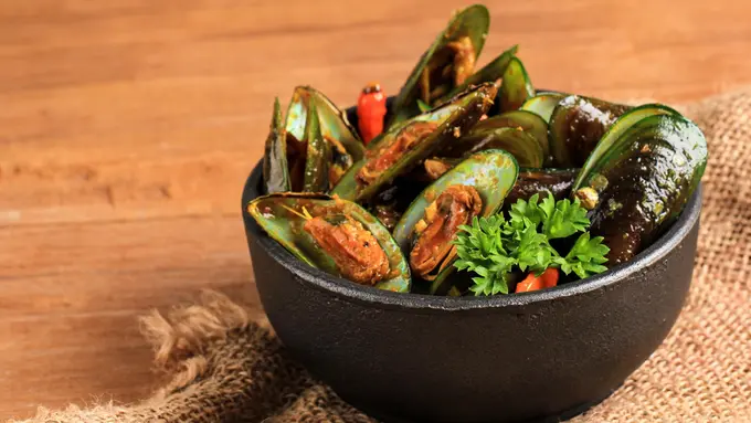 resep kerang hijau lada hitam