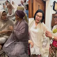 Duo bestie Sri Mulyani dan Retno Marsudi terlihat rayakan Lebaran bersama (@smindrawati @retno_marsudi)