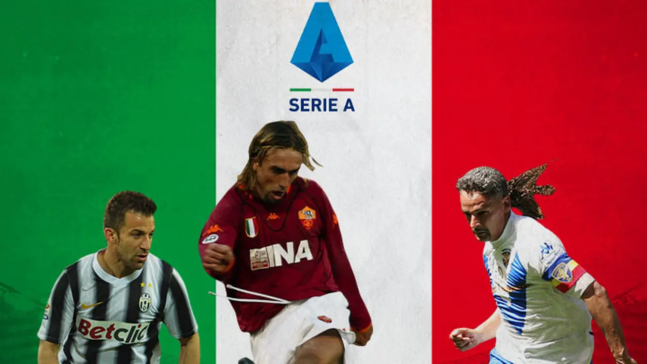 Serie A - Alessandro Del Piero, Gabriel Batistuta, Roberto Baggio