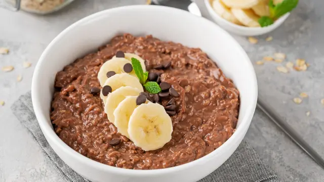 oatmeal cokelat sehat