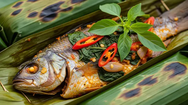Pepes Peda Kemangi Pedas