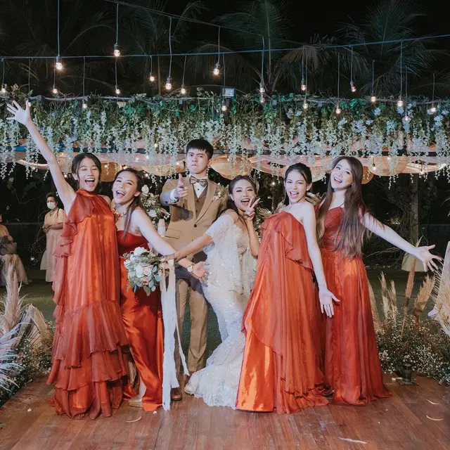 Momen Resepsi Pernikahan Steffy Ai Eks Cherrybelle. (Sumber: Instagram/steffy_ai)