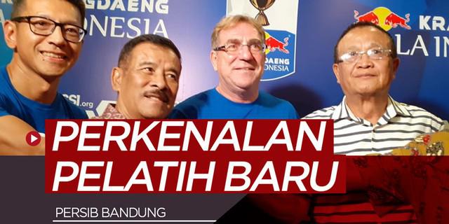 VIDEO: Persib Perkenalkan Pelatih Baru, Robert Rene Alberts