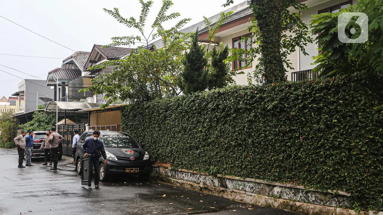 Suasana Rumah Dinas Kadiv Propam Polri Ferdy Sambo